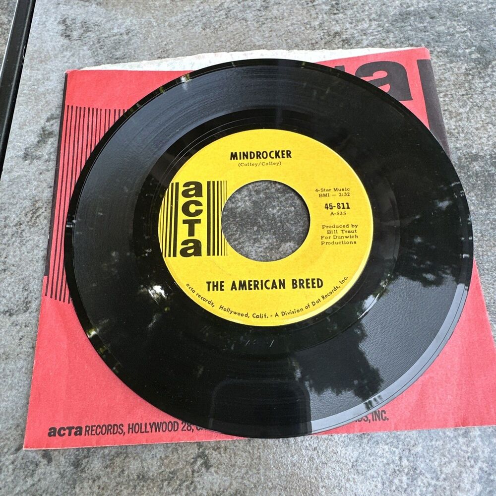 The American Breed 45 “Bend Me, Shape Me” “Mindrocker”